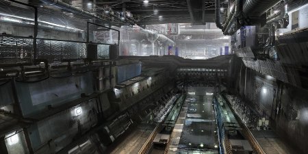 Sci fi бункер арт концепт