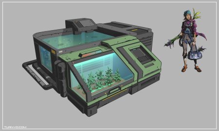 Киберпанк концепт пропс