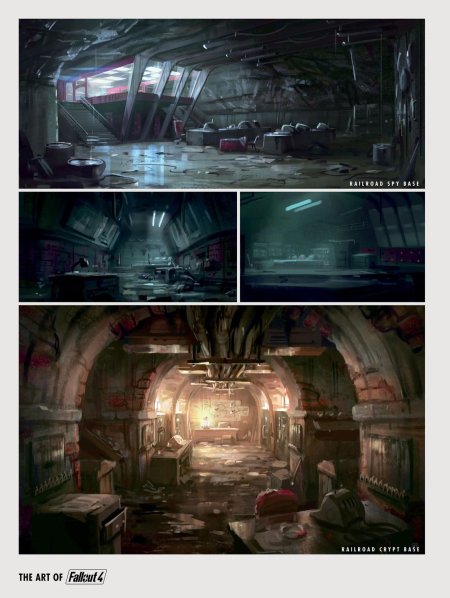 Фоллаут институт концепт арт
