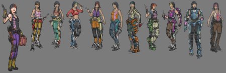 Cyberpunk 2077 одежда концепт