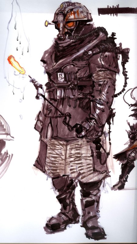 Фоллаут рейдер концепт арт