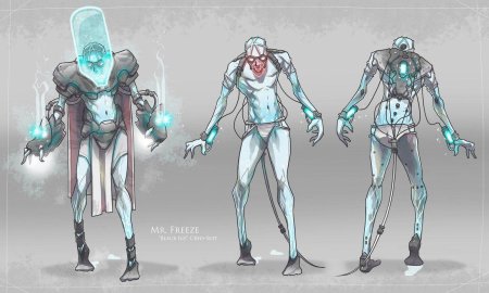 Мистер фриз концепт арт