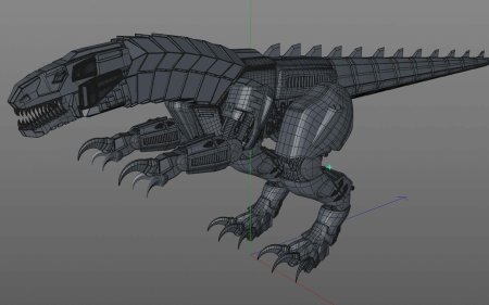 Меха робот динозавр