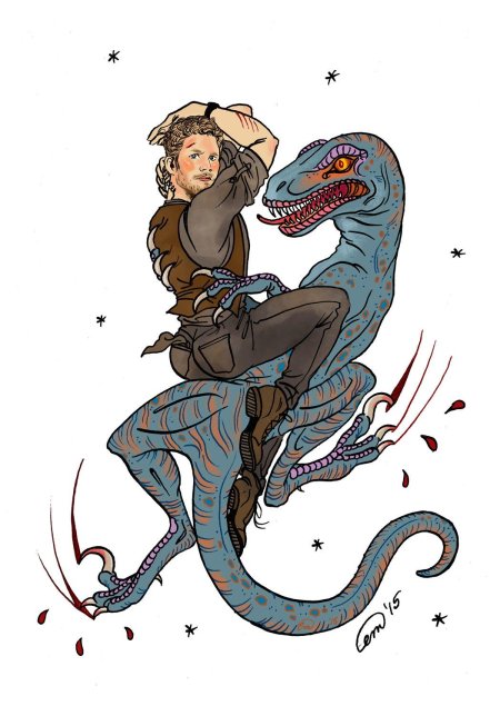 Оуэн индораптор и блю