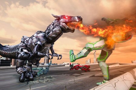 Transform дино робот