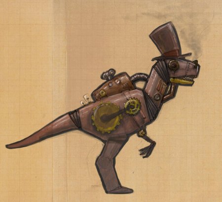 Стимпанк животные