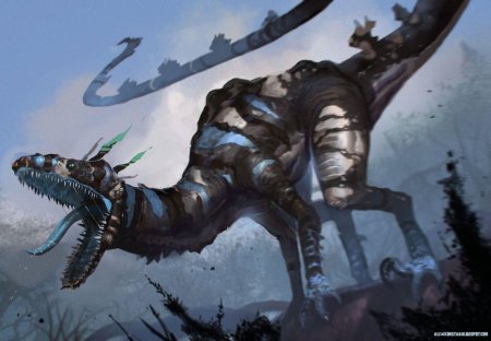 Динозавр арт