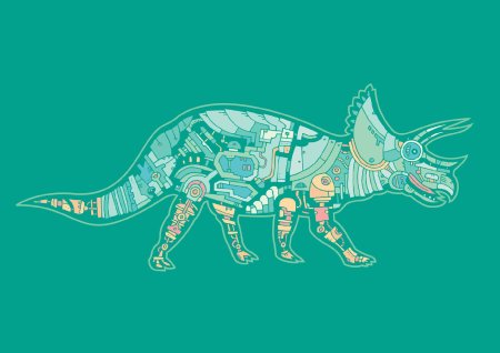Динозавр арт
