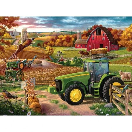 Трактор на ферме