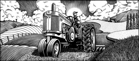 Трактор джон дир рисунок