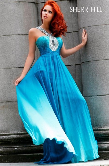 Вечернее платье sherri hill в пол