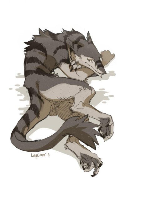 Фурри арт волк