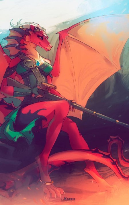 Фурри дракон