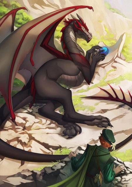 Дракон красивый