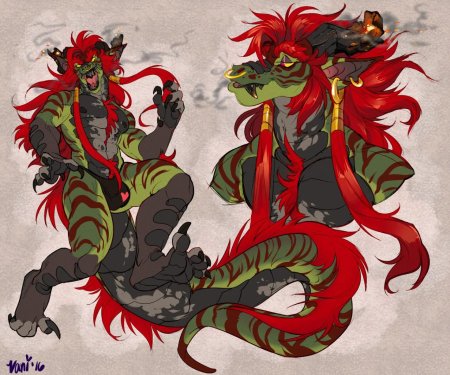 Китайский дракон фурри