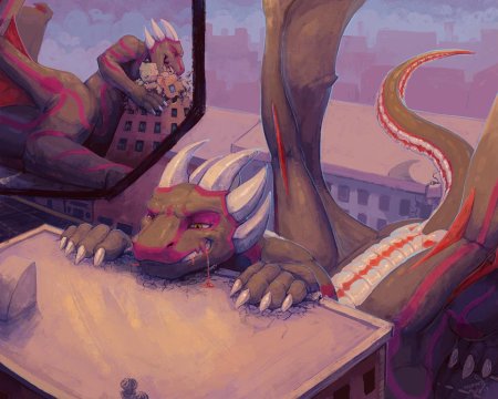 Фурри дракон