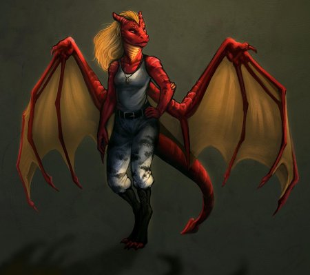 Фурри дракон