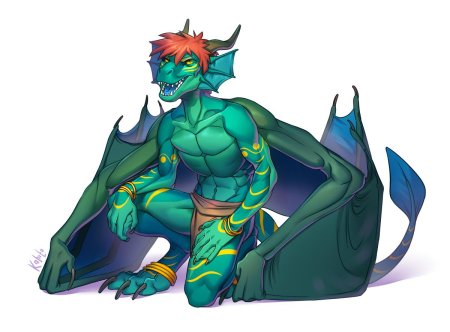 Фурри дракон