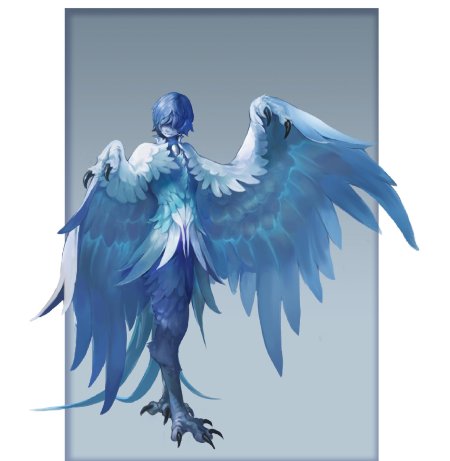 Голубой персонаж