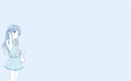 Милая аниме девушка