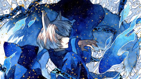 Аниме мальчик волк