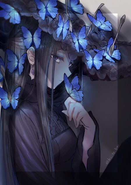 Бабочка аниме