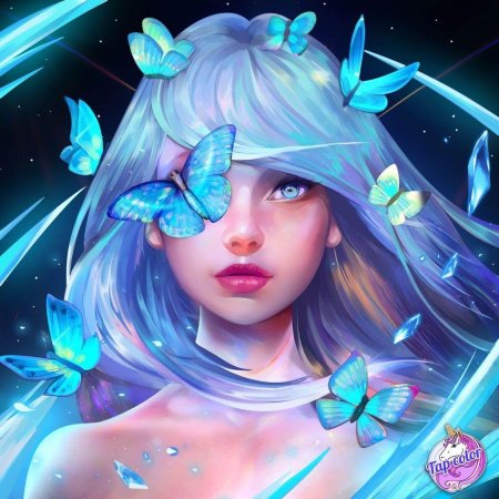 Девушка бабочка