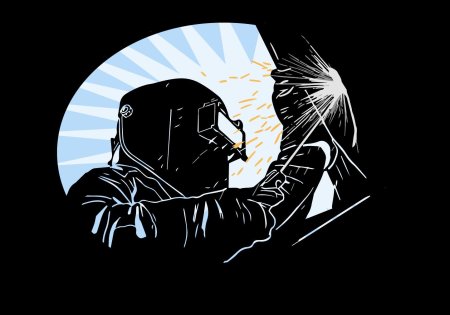 Эмблема сварщика