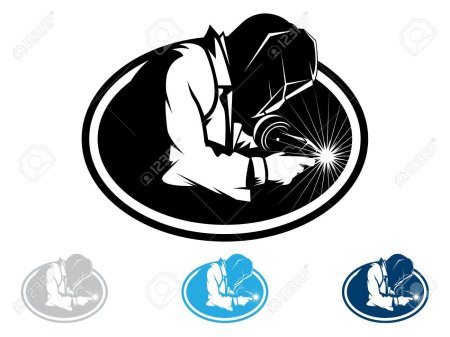 Векторное изображение сварщик