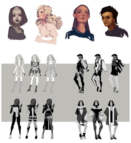 Интересные концепты персонажей