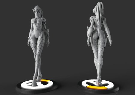 Д модель женщины