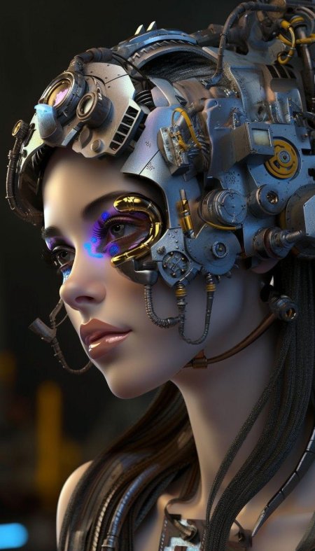 Киберпанк робот