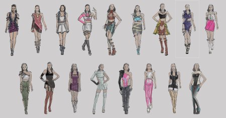 Cyberpunk 2077 одежда концепт