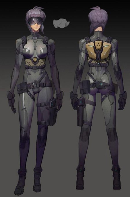 Призрак в доспехах концепт