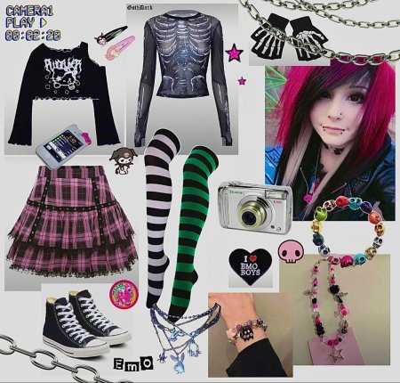 Стиль эмо в одежде