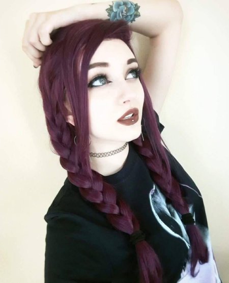 Готическая прическа