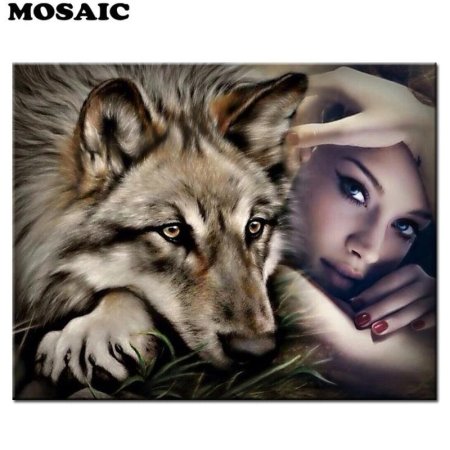 Волк девушка