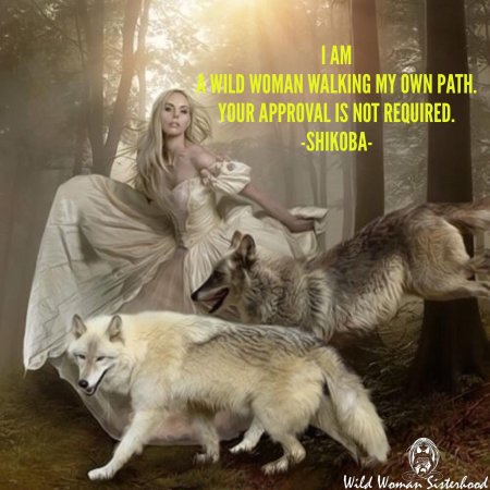 Женщина волк