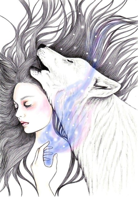 Девушка рисунки