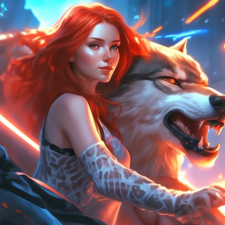 Рыжая девушка