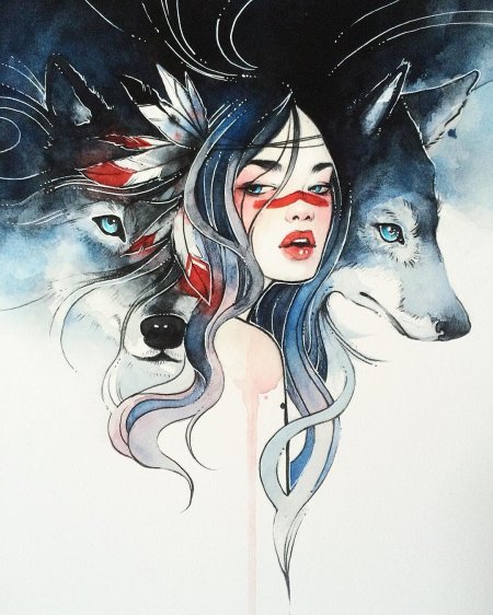 Акварельная иллюстрация