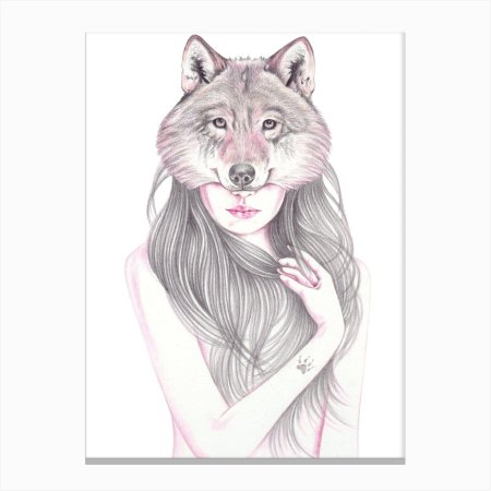 Волк девушка