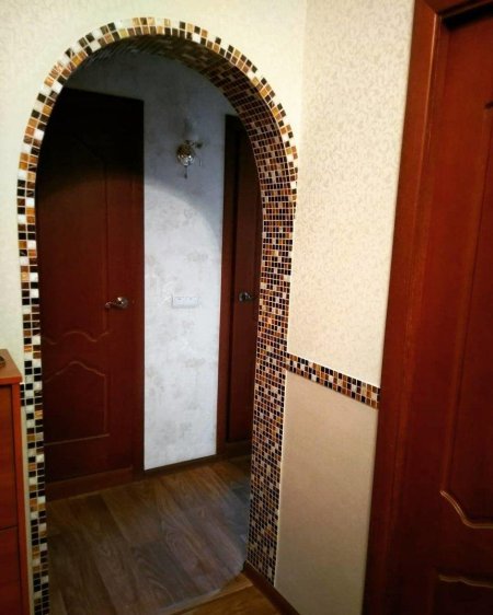 Отделка арки