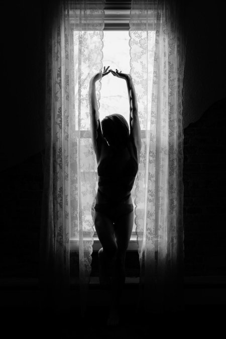 Силуэт девушек