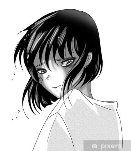 Манга грусть