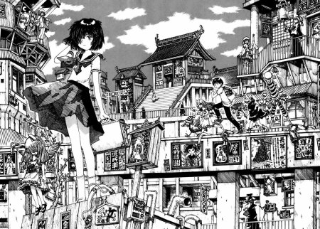 Загадочная девушка х манга