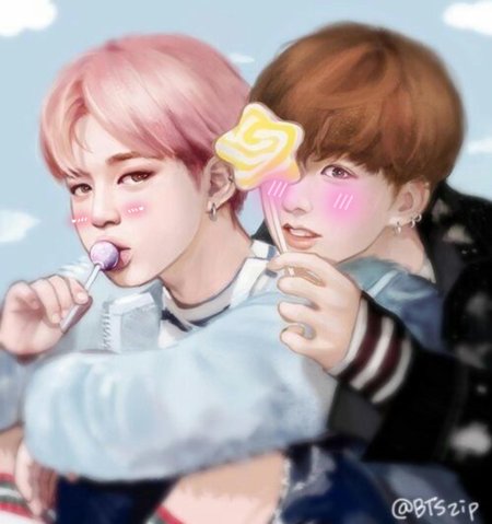 Bts чонгук и чимин арт