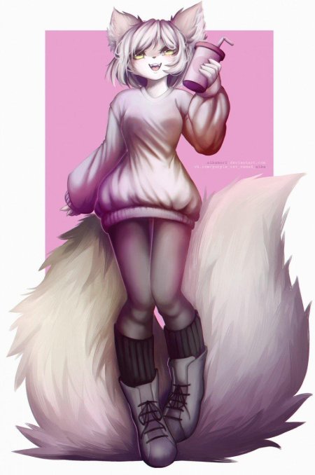 Фурри девушка