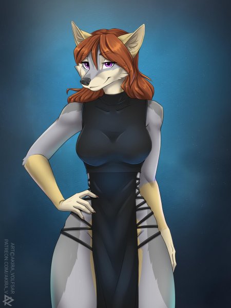 Фурри девушка