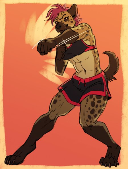 Гиена фурри